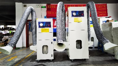 一體式打磨除塵工作臺,執信環保科技10年制造廠家！